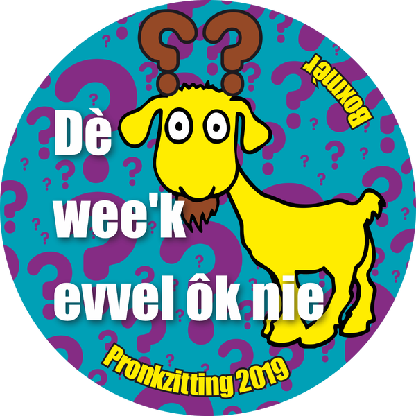  Pronkzitting 2019 "Dè wee'k evvel ôk nie"