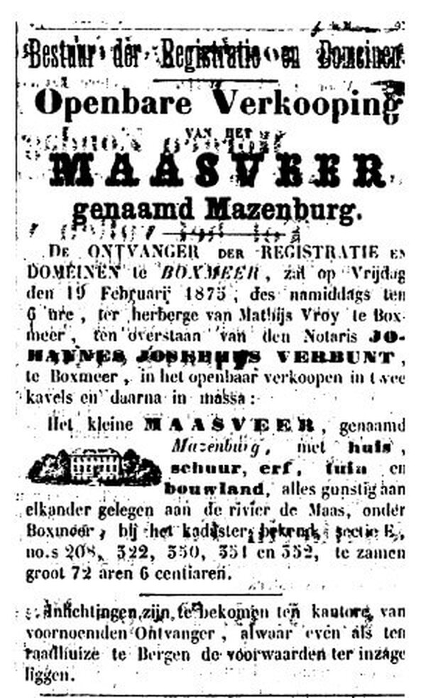 Heimwee naor de Mazenburg